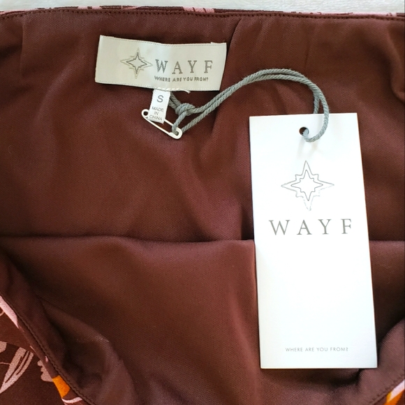 WAYF Floral-Patterned Chiffon Maxi Skirt--NWT--S - Picture 8 of 14